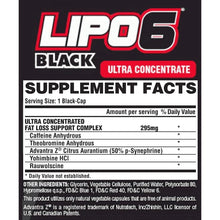 Charger l'image dans la galerie, LIPO6 BLACK NUTREX 60 CAPS