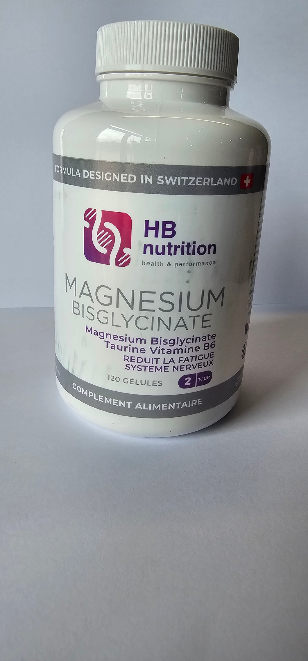 MAGNESIUM BISGLYCINATE HB NUTRITION 120 CAPS