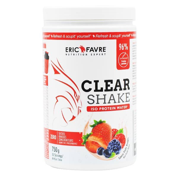 iso protein water Eric Favre clear shake